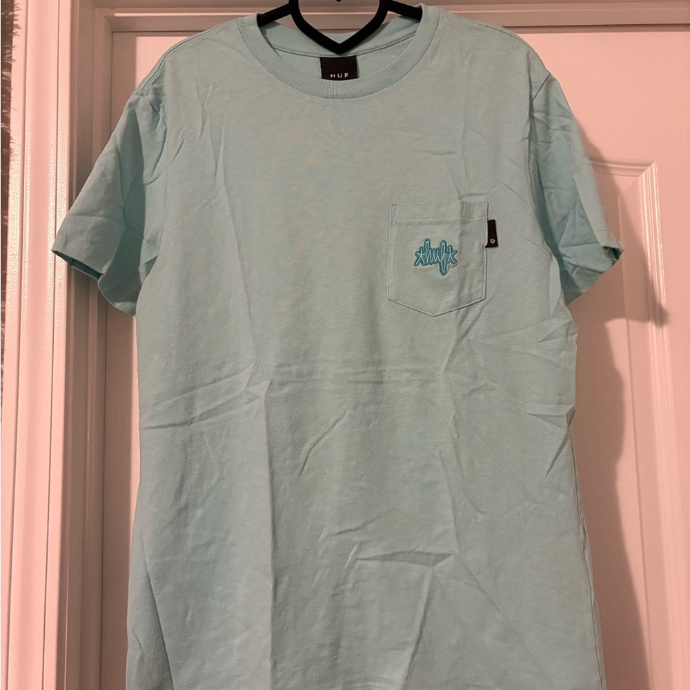HUF Men's Aqua Pocket Tee